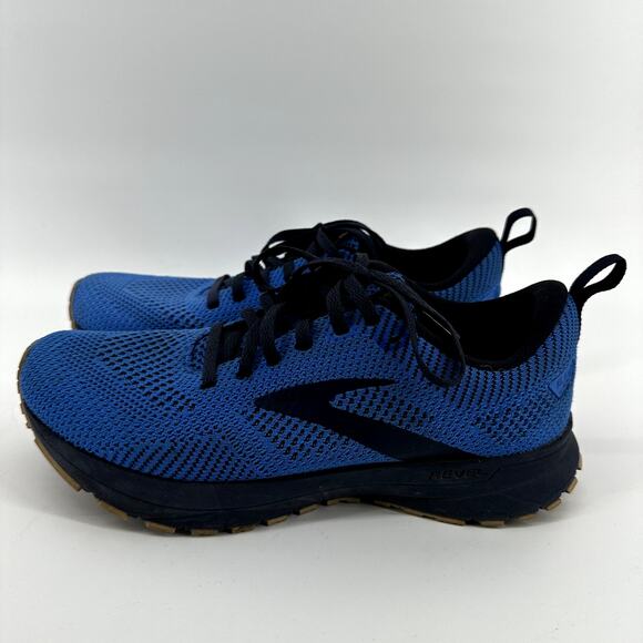 Brooks Revel 5 Performance Running Shoes Road Workout Athletic Blue Black 8M - Picture 5 of 9